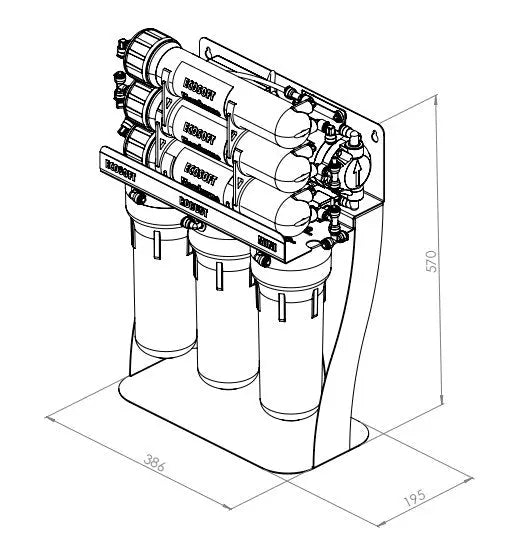 ROBUST-RO-MINI, 45 - 65 l/h Clean water